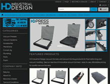 Tablet Screenshot of hdindustrialdesign.com